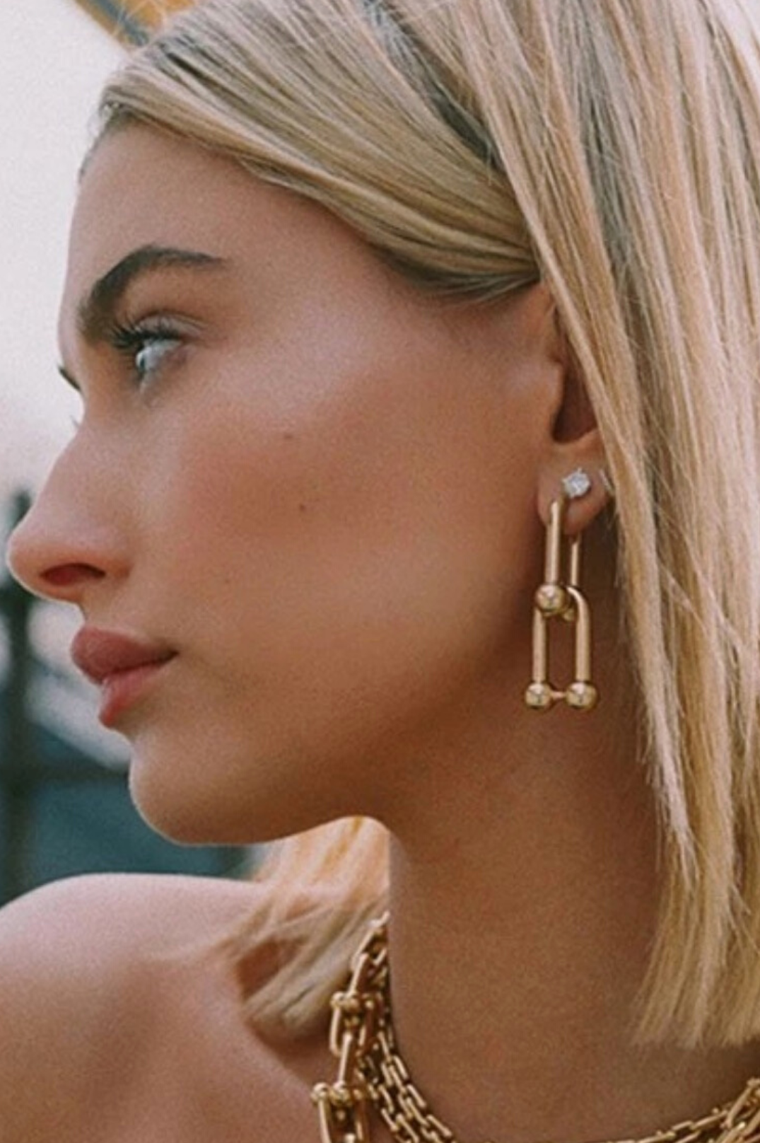 New York Earrings Gold