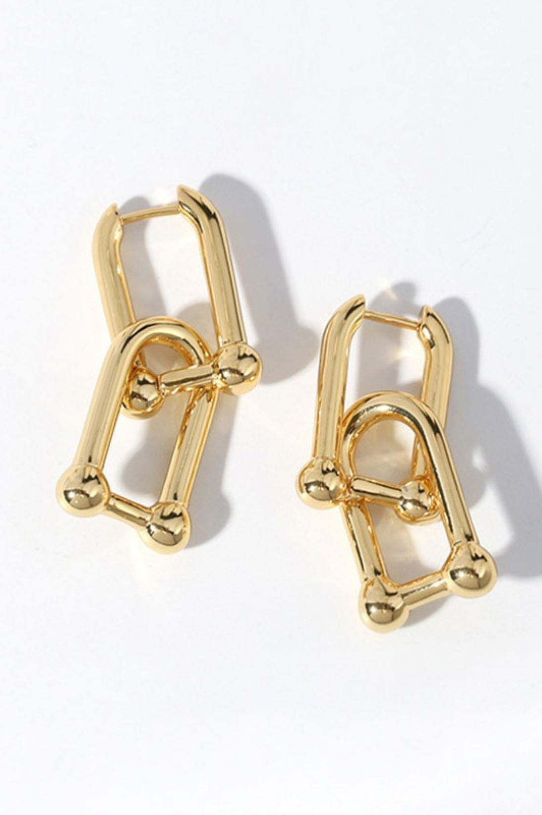 New York Earrings Gold