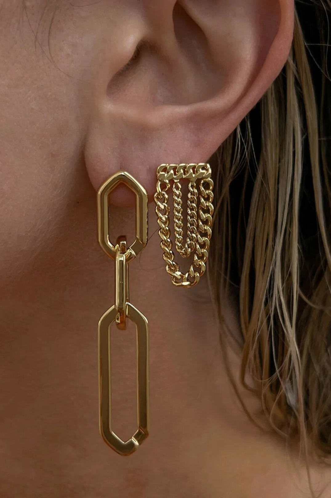 French Connection Earrings Gold PRE-ORDER 24th MAY