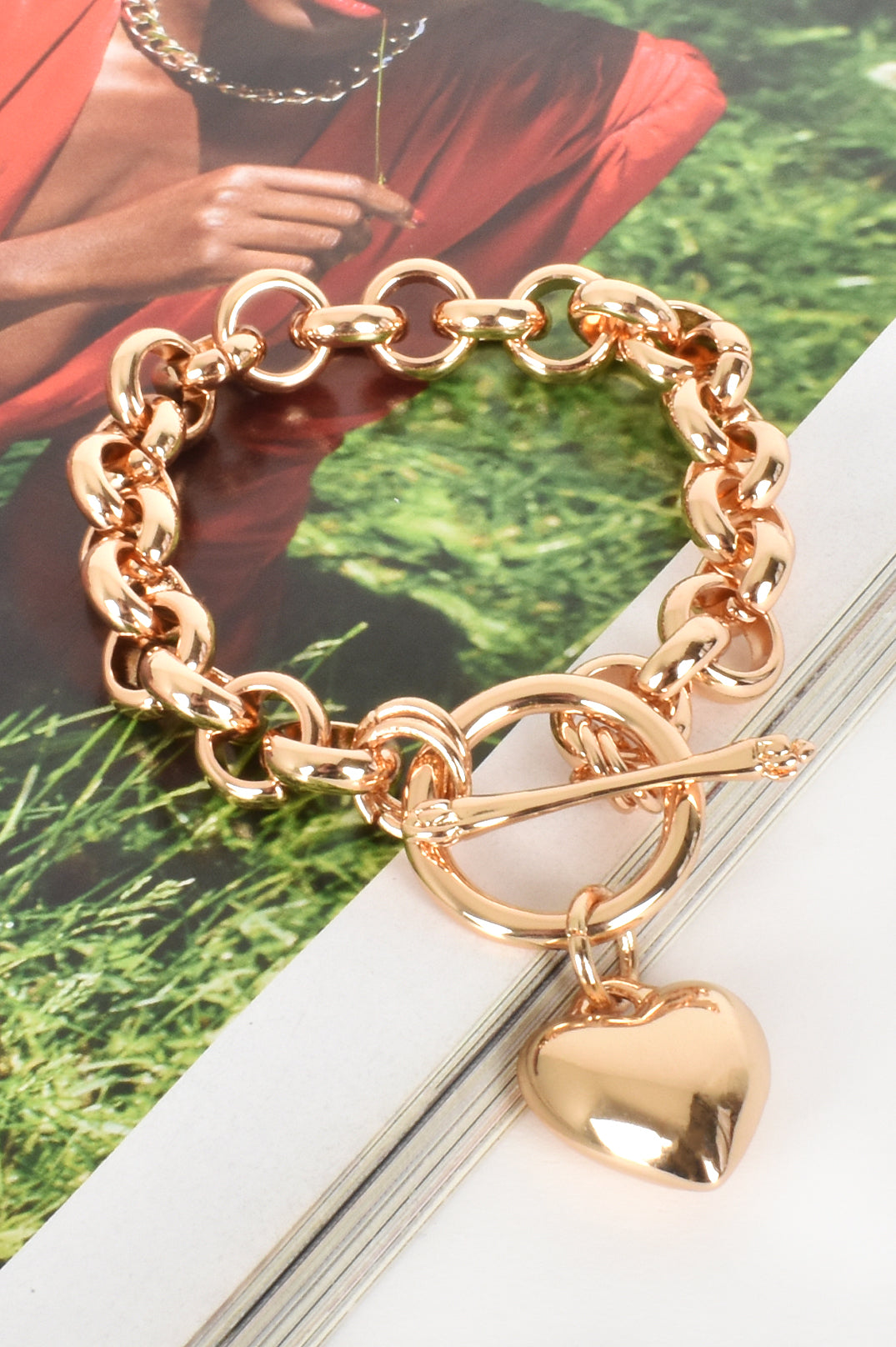 Milan Heart Bracelet Gold