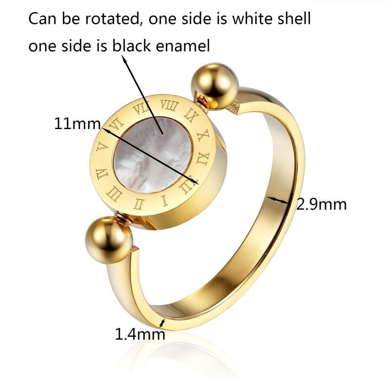 Gold Rotating Ring