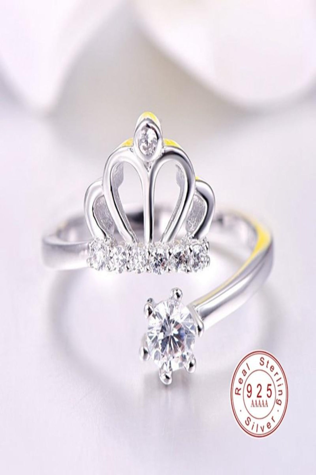 Crown Ring Sterling Silver