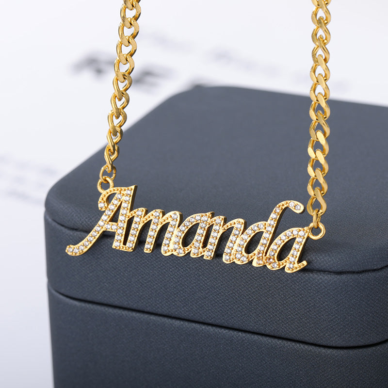 Custom Name Necklace Gold/Silver