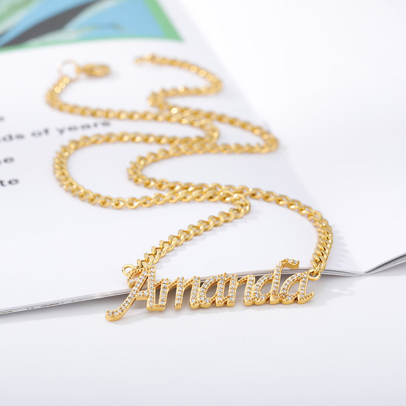 Custom Name Necklace Gold/Silver